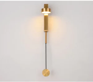 Modern Black/Gold Rotating Wall Lamp Nordic New Corridor Aisle Decoration Bedside Dimming Wall Reading Lamp WD 518