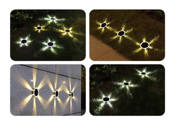 Waterproof Solar Outdoor Lamp For Decoration of Garden Lawn , Ice Tile Floor, Balcony WL012 - Image 4