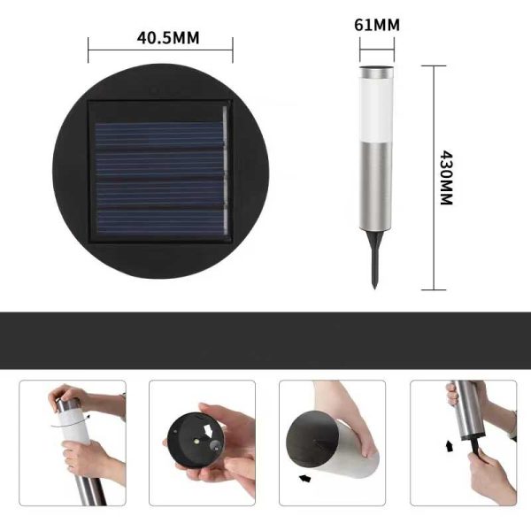 New Waterproof Outdoor LED Solar Lamp GL004 - Image 15