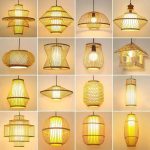 Japanese's Creative Bamboo Rattan Restaurant Chandelier - WL023