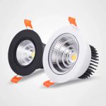 AC220V LED Downlight Recessed Round Gold Ceiling Light White/Warm white Aluminum LED Down Lamp UP001