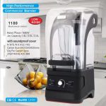 Advanced 2.5L Silent Quiet Blender Fruit Juice Soundproof Commercial Heavy Duty Smoothie Blender With Sound Proof Cover HK 001